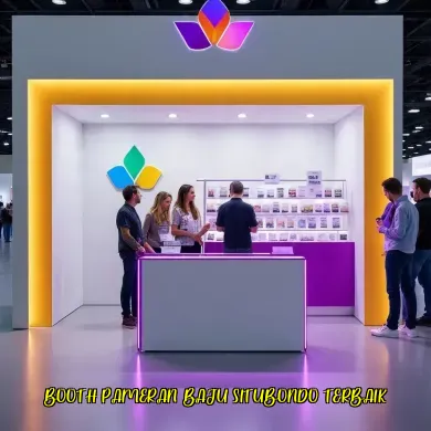 booth pameran baju situbondo terbaik
